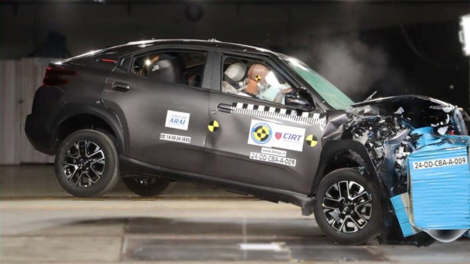 Citroen Basalt scores 4-star safety rating in Bharat NCAP crash test result