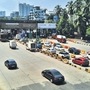 Mulund Mumbai toll Naka as the Maharashtra government has announced in the cabinet to waive the toll for light vehicles at all entry points of Mumbai. (HT_PRINT)
