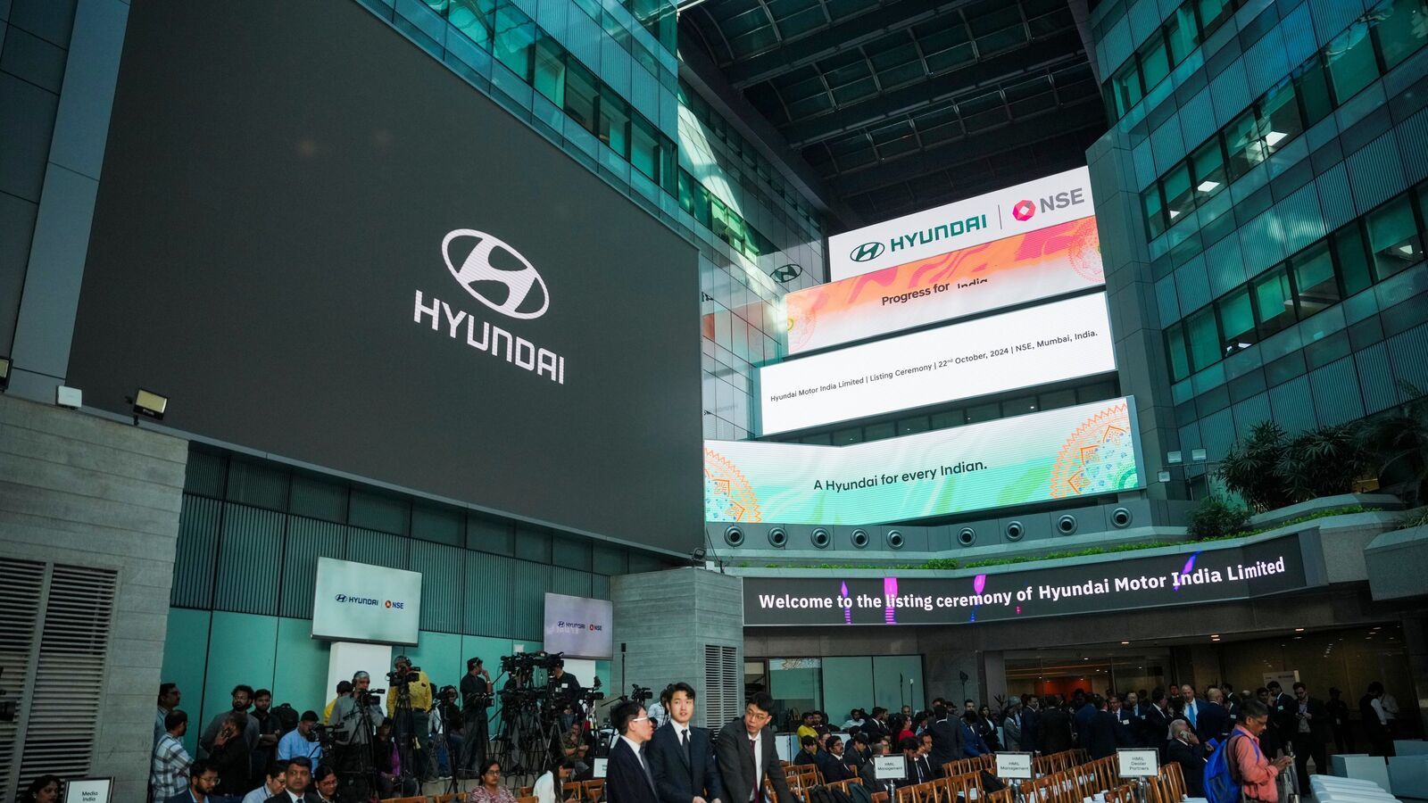 Hyundai Motor India’s shares slide in debut after record IPO