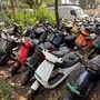 File photo of Ola Electric scooters outside the EV maker's service centre in Thane on the outskirts of Mumbai. The company faced an audit from CCPA, the consumer watchdog in India, after Ola faced backlash over poor after-sales service, delayed delivery and other reasons. (REUTERS)