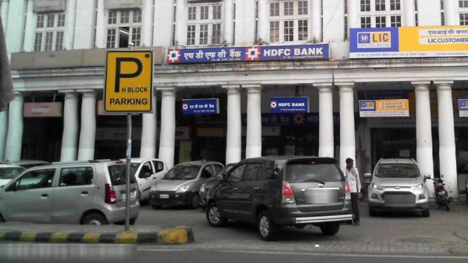 Car parking charges Delhi