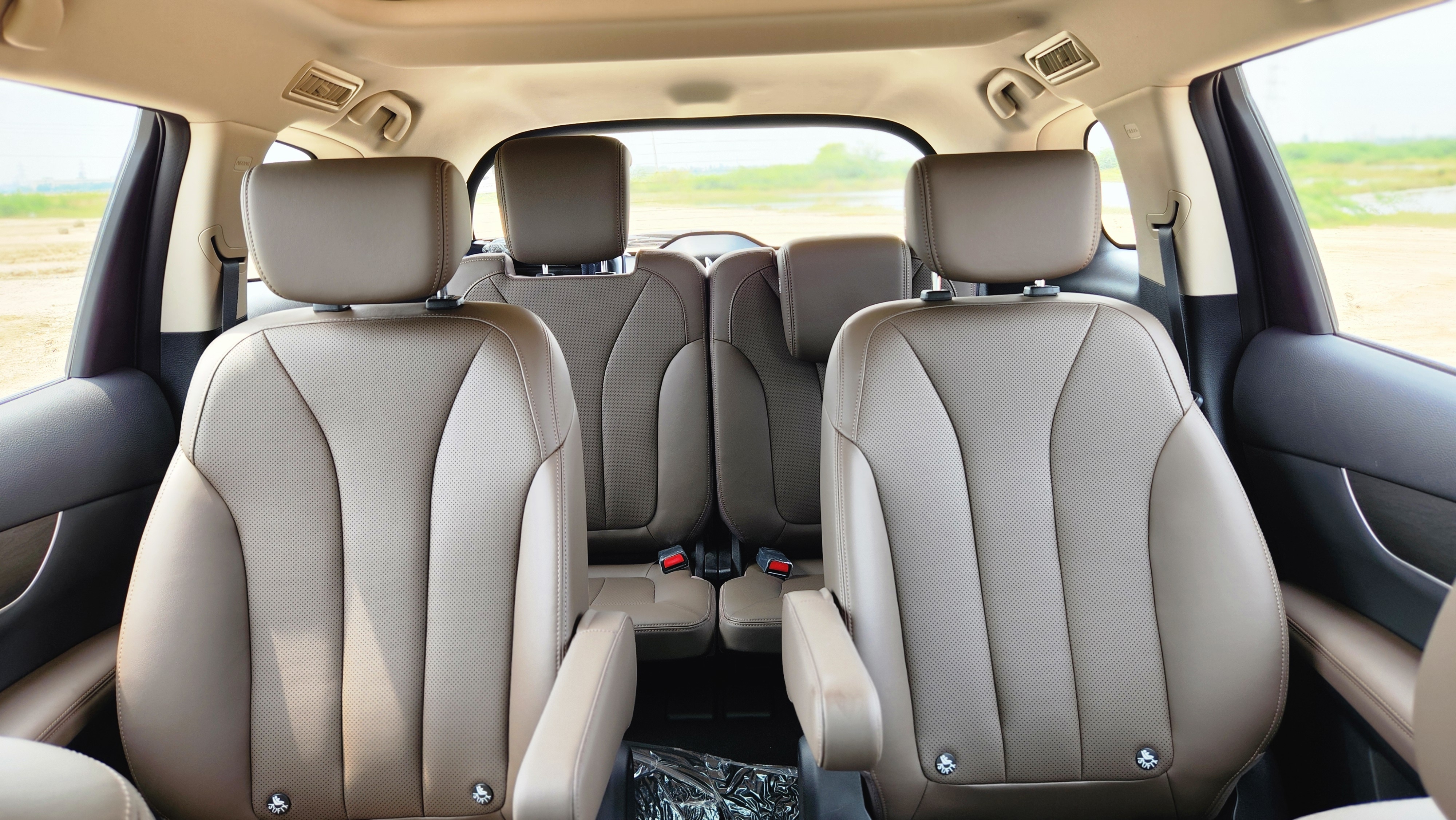 The BYD eMAX 7 gets option for captain's chair for the second and further adds on a third row of seating as well