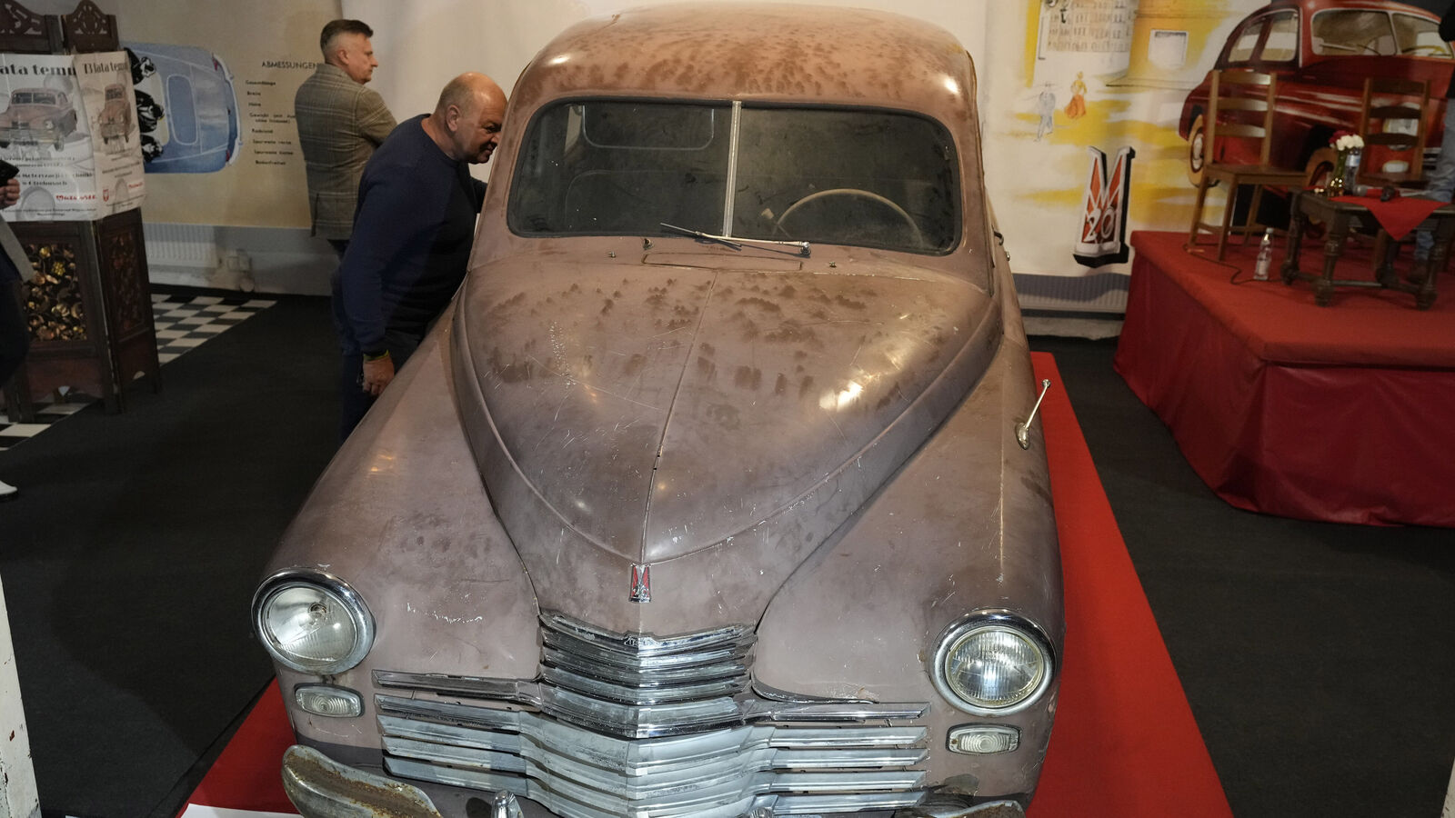 The first car made during Soviet-era in Poland goes on display 73 years later