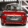2024 Maruti Suzuki Dzire undergoing crash tests conducted by Global NCAP.