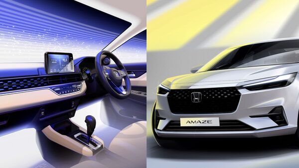 Honda Amaze facelift sketch