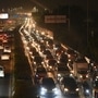 New Delhi, India - Oct. 26, 2024:  Traffic Jam at Barapullah near JLN Stadium in New Delhi, India, on Saturday, October 26, 2024.  (Photo by Arvind Yadav/ Hindustan Times) (Hindustan Times)