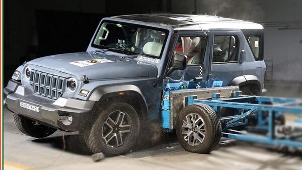 Mahindra Thar Roxx has been tested by Bharat NCAP. It scored 5 stars in the test. The SUV scored 31.09 out of 32 for adult occupant protection and 45 out of 49 for child protection. Mahindra Thar Roxx has been tested by Bharat NCAP. It scored 5 stars in the test. The SUV scored 31.09 out of 32 for adult occupant protection and 45 out of 49 for child protection.