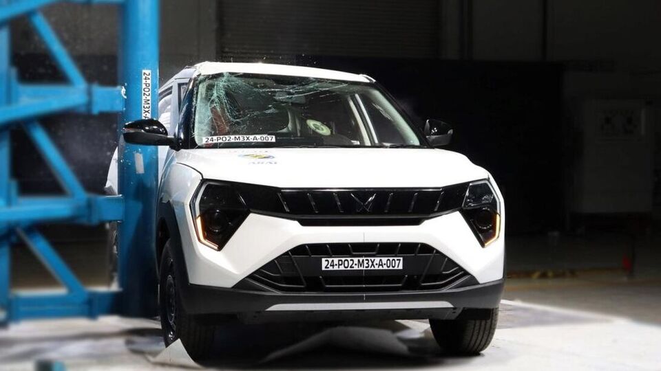 mahindra xuv 3xo crash test