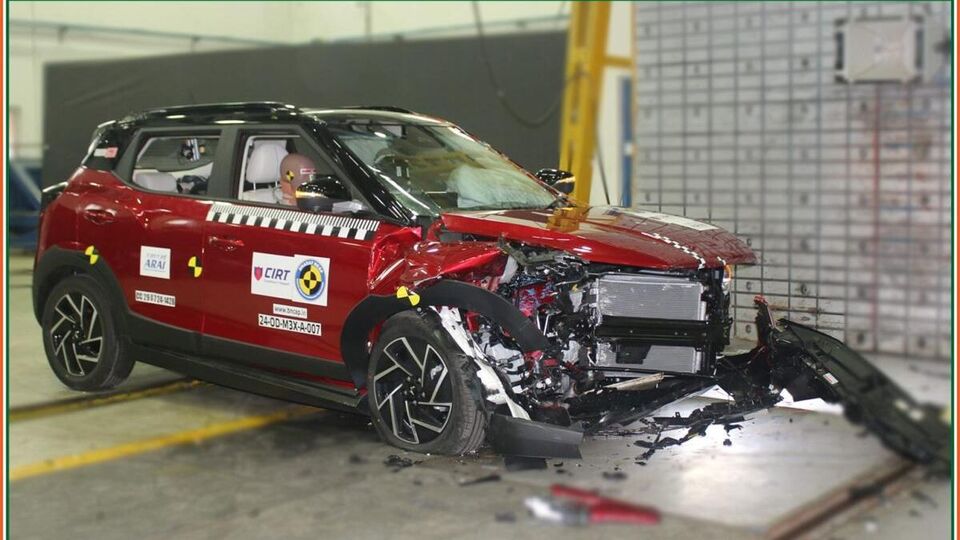 mahindra xuv 3xo crash test