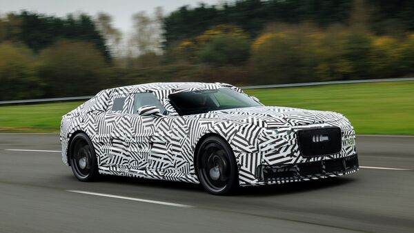 The Jaguar all-electric GT prototype will begin testing on public roads across the world ahead of its launch in 2026 The Jaguar all-electric GT prototype will begin testing on public roads across the world ahead of its launch in 2026