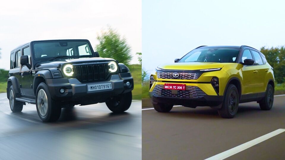 Mahindra Thar Roxx vs Tata Harrier