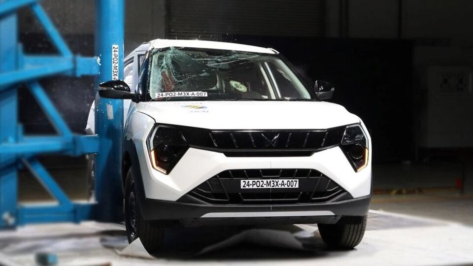 mahindra xuv 3xo crash test