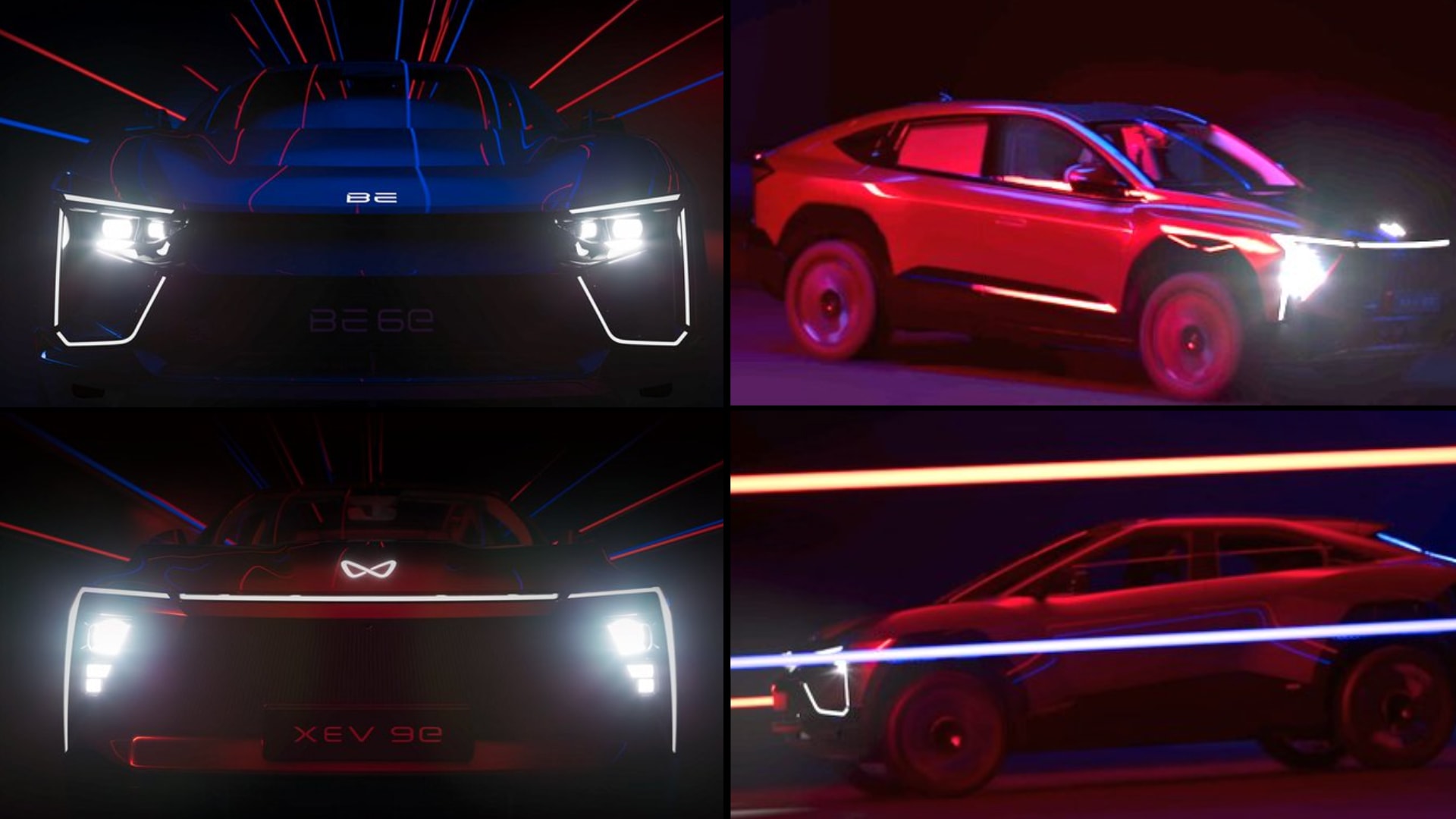 New teaser video reveals that Mahindra XEV 9e will come with a connected LED lightbar at the front along with vertical light system and the BE 6e will get XUV 3XO-inspired light system at the front. Mahindra XEV 9e BE 6e