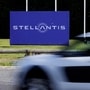 FILE PHOTO: A view shows the logo of Stellantis at the entrance of the company's factory in Hordain, France, July 7, 2021. REUTERS/Pascal Rossignol/File Photo (REUTERS)