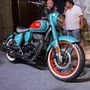 The new Royal Enfield Goan Classic 350 shares it's underpinnings with the Classic 350. 