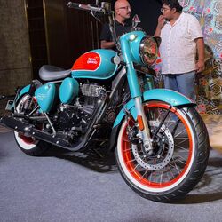The new Royal Enfield Goan Classic 350 shared it's underpinnings with the Classic 350. Royal Enfield will announce the price of the motorcycle at the upcoming Motoverse Festival later this week.