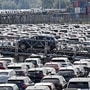 New car registrations in Europe grew by just 0.1 per cent in October compared to the same period last year. While EV sales rose 6.9 per cent last month, they remained down for the rest of the year as policymakers reduced support. (AP)
