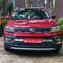 The Volkswagen Taigun starts from an ex-showroom price of  ₹11.69 lakh and is offered with two petrol engine options.  (HT Auto/Sabyasachi Dasgupta)
