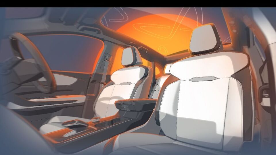 Mahindra BEV interior