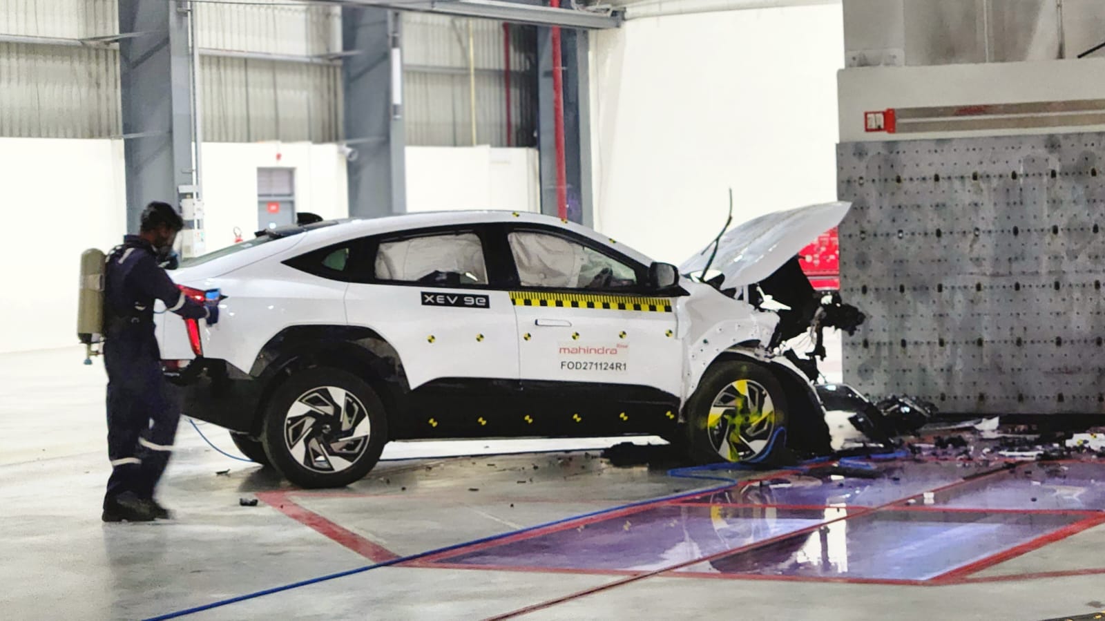 Is Mahindra XUV 9e the Next Big Thing in Luxury Electric Cars? | Watch: Mahindra XEV 9e crash tested at internal facility. Another five-star rating?