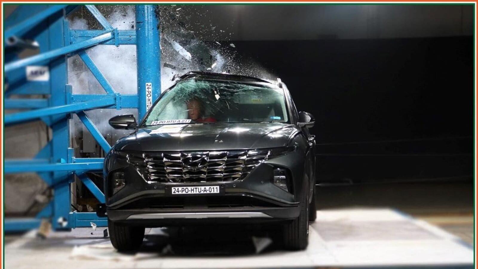 Hyundai Tucson को भारत NCAP में क्रैश टेस्ट में 5 स्टार रेटिंग मिली है