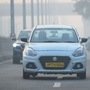 Vehicles seen on a smoggy morning amid rising air pollution levels in Delhi NCR. The Supreme Court has refused to relax GRAP stage 4 measures that has banned plying of BS-3 petrol and BS-4 diesel vehicles in the national capital.