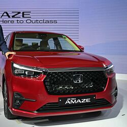 Honda Cars India has launched the third generation Amaze sub-compact sedan in India on December 4. The sedan comes at an introductory starting price of  <span class='webrupee'>₹</span>8 lakh (ex-showroom). (AFP)