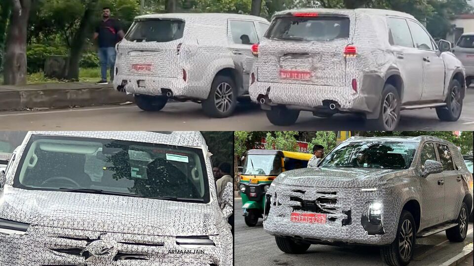 MG Gloster facelift spy shot