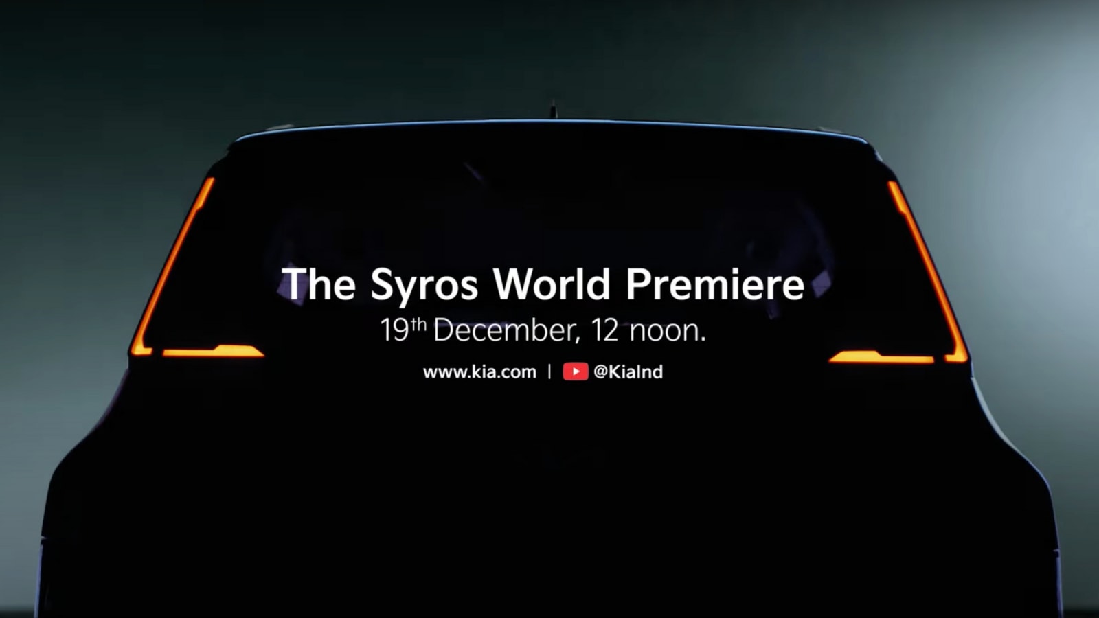 Kia Syros SUV teased ahead of December 19 debut, reveals key features