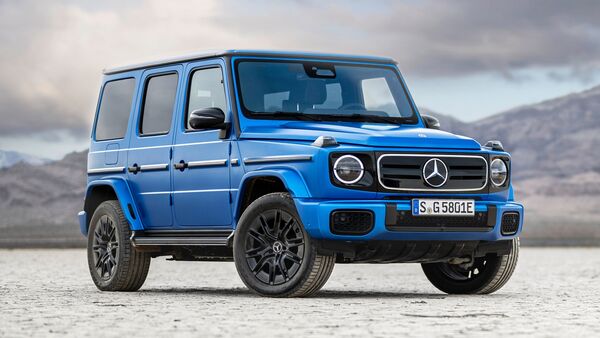 Mercedes G 580, the electric variant of the G-Wagon SUV, is set to debut in India on this date.