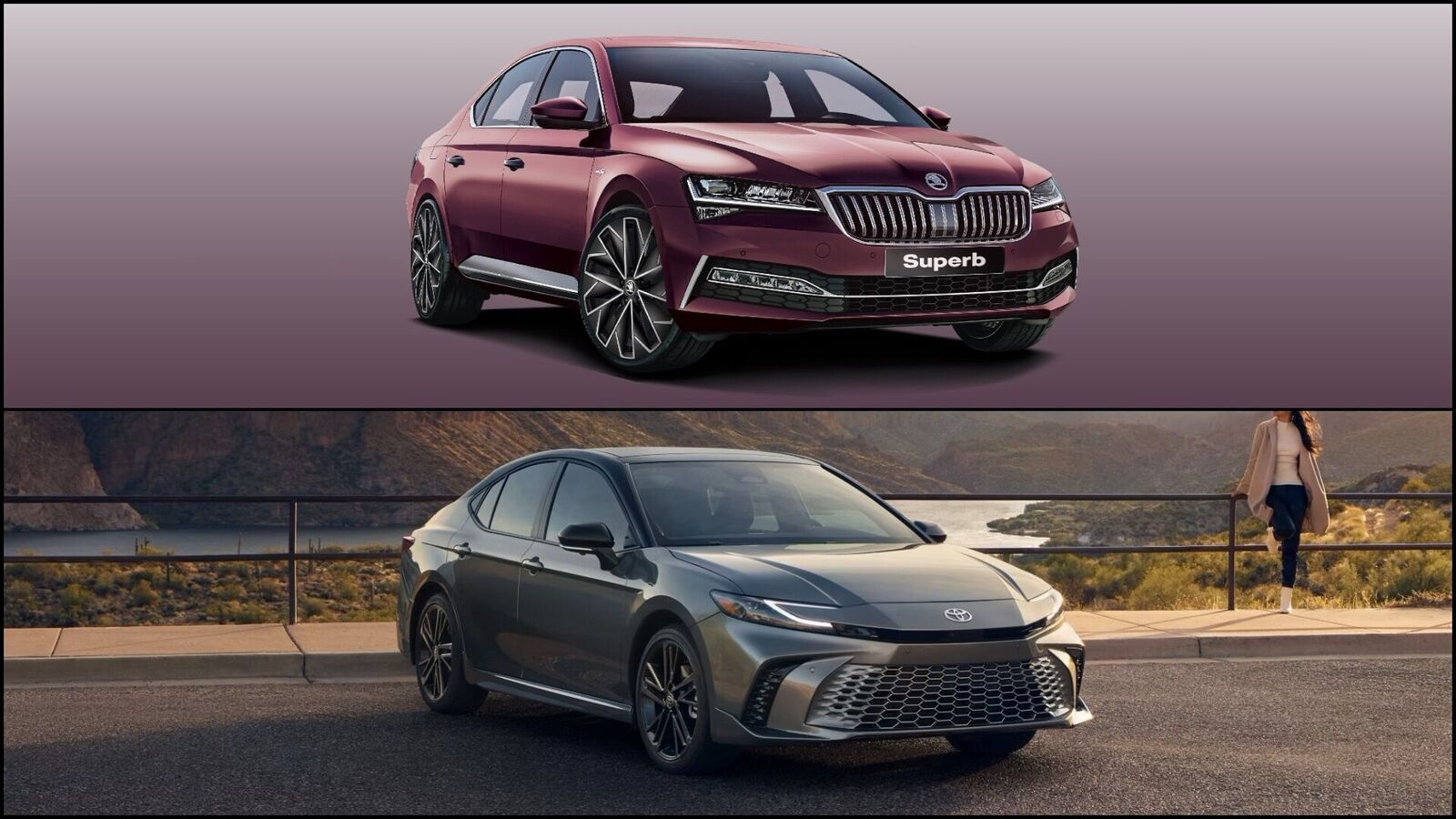 2025 Toyota Camry vs Skoda Superb: A premium sedan showdown