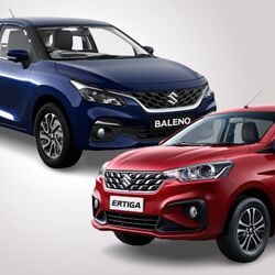 File photo: The Baleno and Ertiga are counted among the best-selling Maruti Suzuki models in the country.