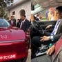 Union Minister Nitin Gadkari recently took a closer look at the newly launched Mahindra BE 6 and XEV 9e made-in-India electric SUVs (Instagram/Nitin Gadkari )