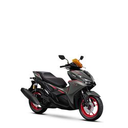 Yamaha Aerox Alpha is based on the current Aerox but gets more equipment.
