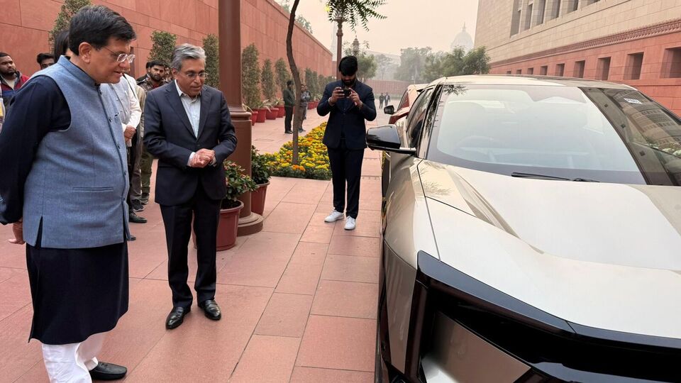 Mahindra BE 6 Piyush Goyal