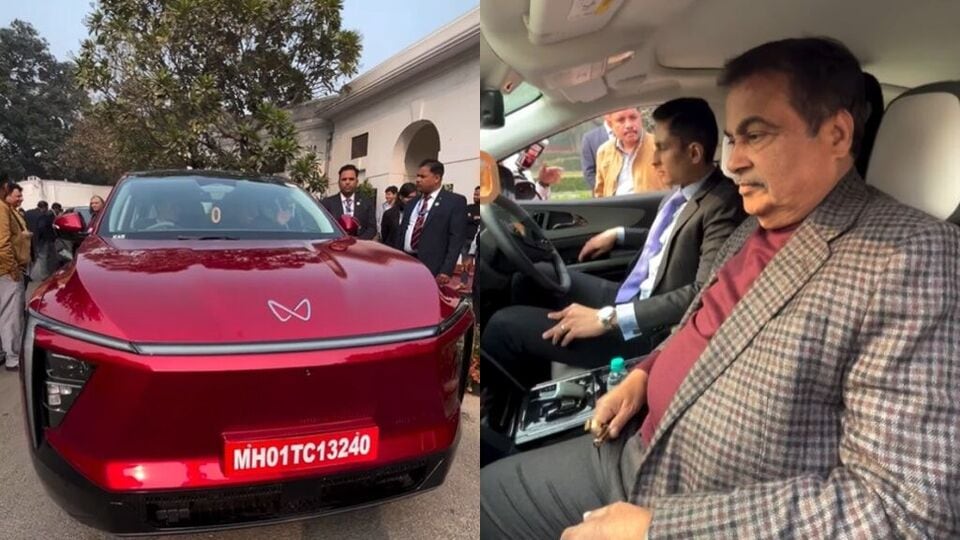 Nitin Gadkari Mahindra BE 6 