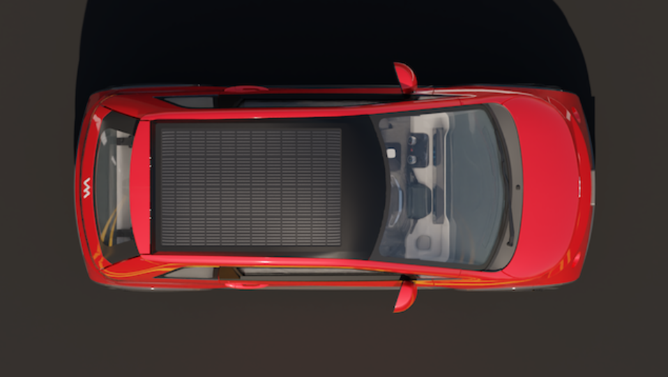 Eva solar-powered electric car