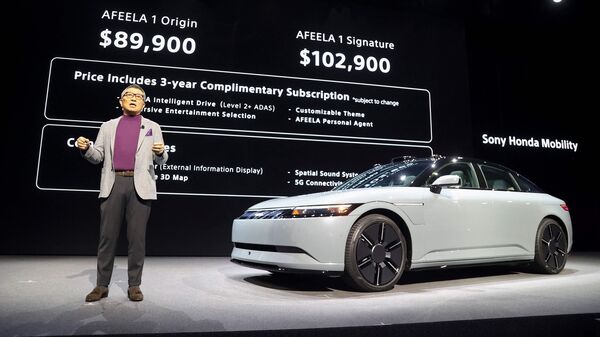 Afeela 1 electric car, co-developed by Honda and Sony, launched at CES ...