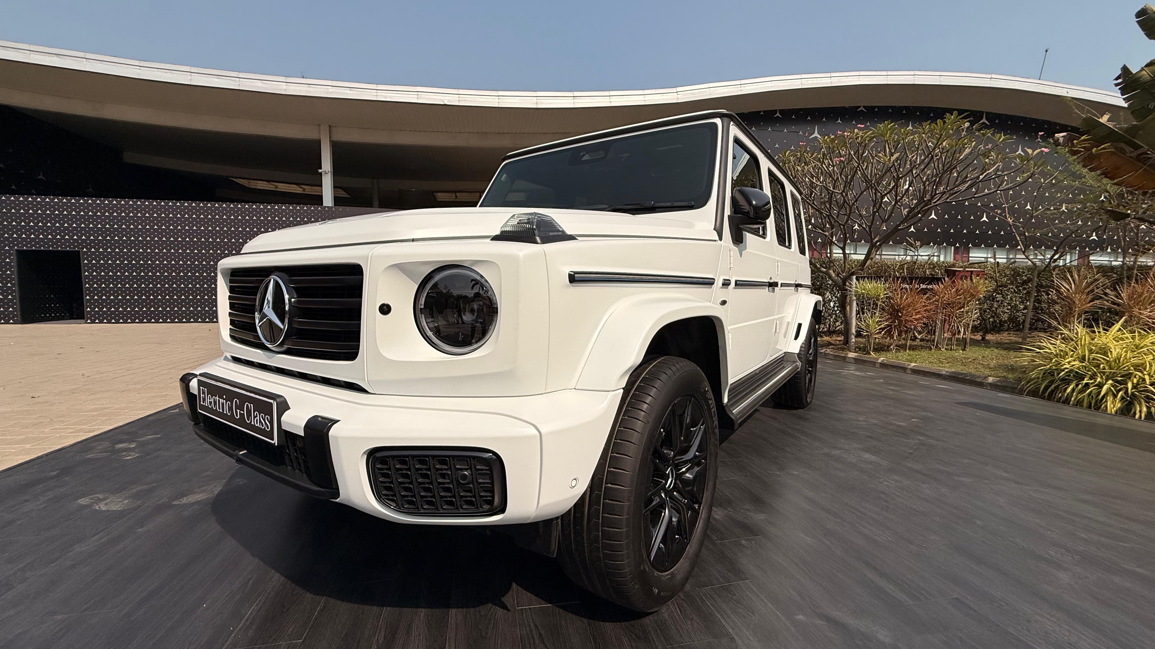 The Mercedes G 580 EQ looks identical to the ICE-powered G-Wagen, a major departure from the brand's other EQ models. It also maintains the iconic lines of the model 