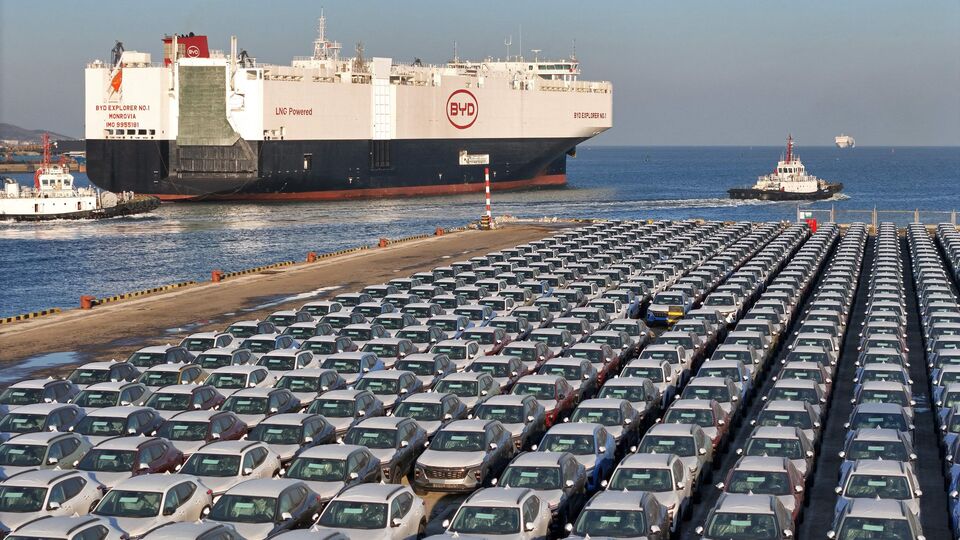 BYD electric cars
