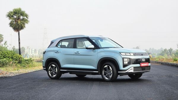 तस्वीरों में: Hyundai Creta EV भारतीय सड़कों पर चलती है