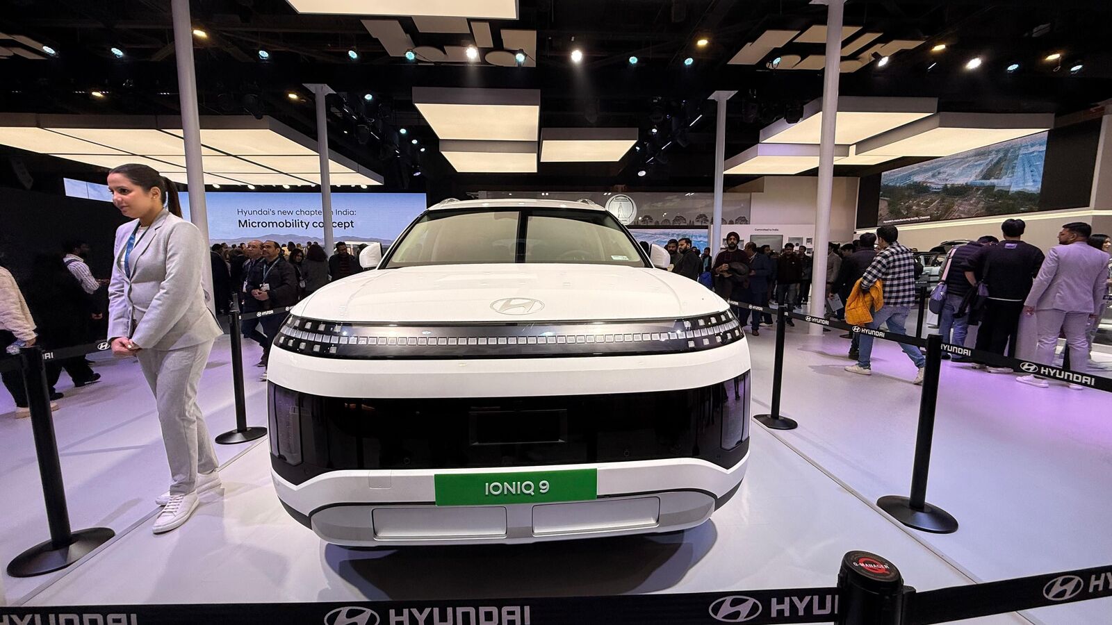 प्रमुख Hyundai EV, Ioniq 9 ने ऑटो एक्सपो 2025 में ताज पहना