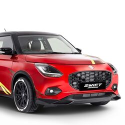 The Maruti Suzuki Swift Champions Concept is based on the current-gen Swift that was launched in May 2024. It adds on racing decals on the body with a red exterior shade.&nbsp;