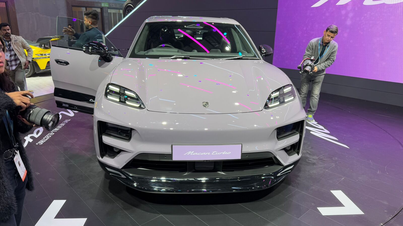 In Pics: Porsche Macan Electric makes debut in India. Here's what it looks like