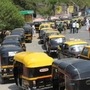 A majority of the taxis in the Mumbai Metropolitan Region run on CNG-fuel. (Sattish Bate /HT_PRINT)