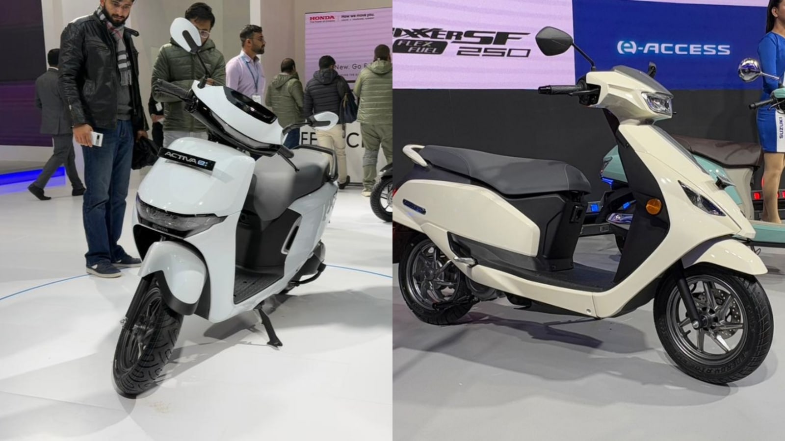 Honda Activa e vs Suzuki e-Access: Compare specifications, range and features