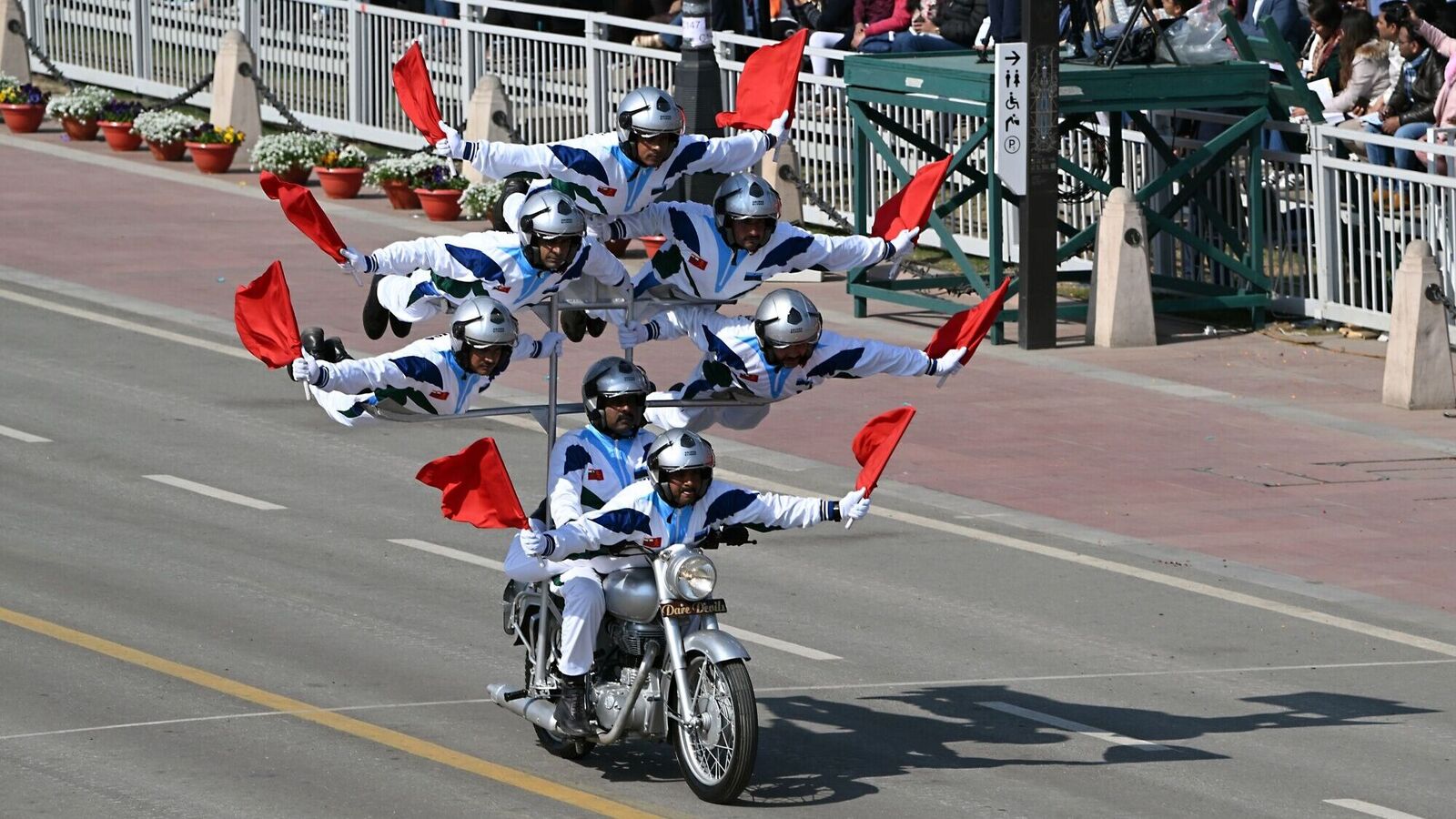 In pics: Indian Army shows stunning stunts on motorcycles during Republic Day 2025 parade