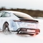 Porsche broke the world record for an EV drifting on ice with the Taycan GTS.