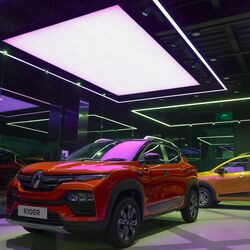 A view of the revamped dealership of Renault India in Ambattur, in Chennai.