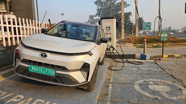 Tata Nexon EV charging